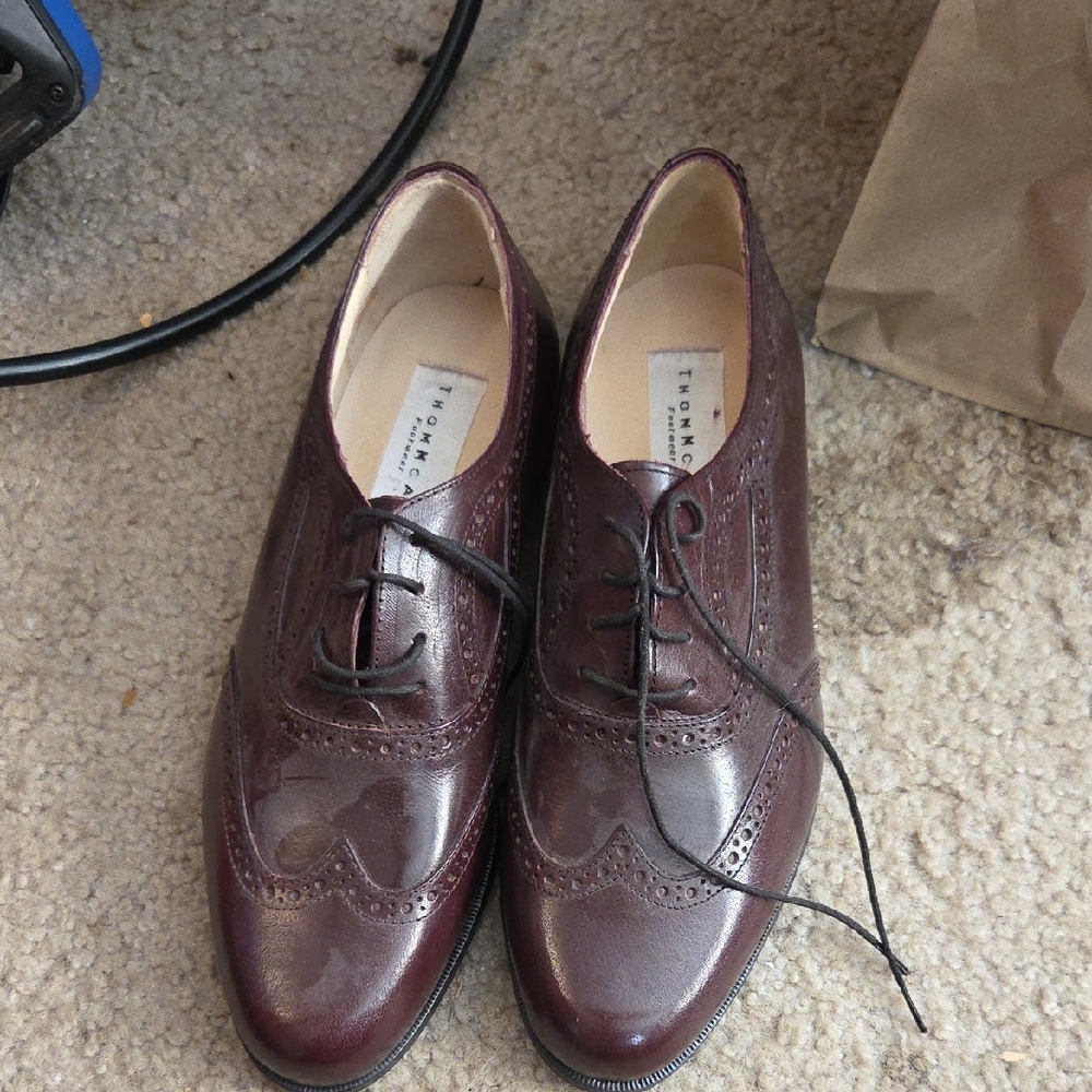 Thom McAn Men's Dark Brown Oxford Shoes